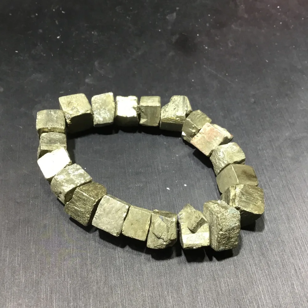 

Natural Pyrite hand chain iron pyrite for decoration