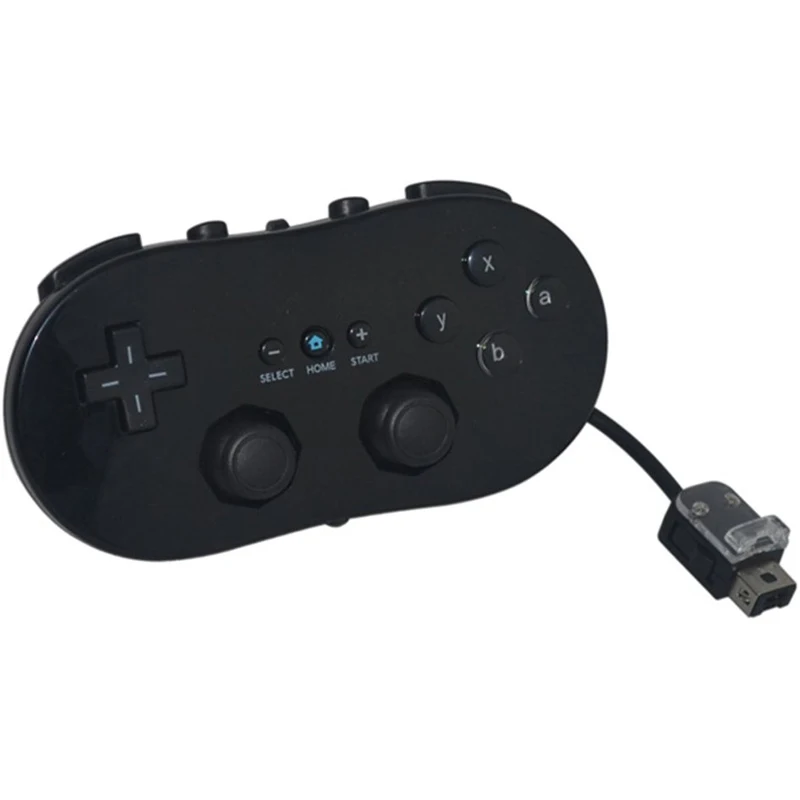 Для wii классический двойной аналоговый проводной контроллер игровой для nintendo wii Пульт дистанционного управления Геймпад контроллер игровые аксессуары