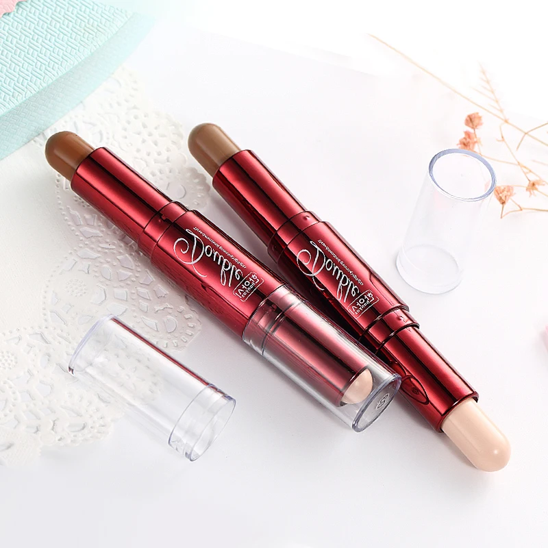 Двойной головкой Pro бронзатор и хайлатер в стике корректор для лица ручка