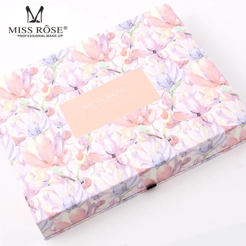 Miss Rose Профессиональный 82 тени для век Макияж Косметический набор Для женщин тени для век Пудра помада-консилер Румяна матовое зеркало комплект