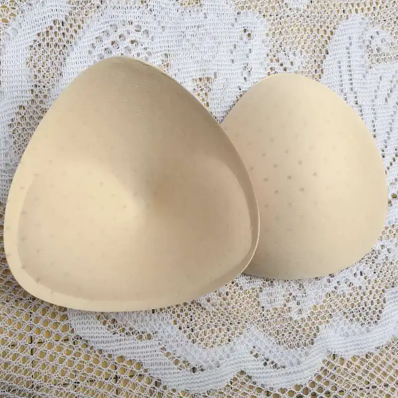 breathable thick 5 пара/лот, поролоновые подушечки для бюстгальтера пуш-ап, 17 см, большой размер, бикини, купальник с подкладкой, вставки для женщин, нижнее белье с мягкими невидимыми съемными чашечками - Цвет: breathable thick