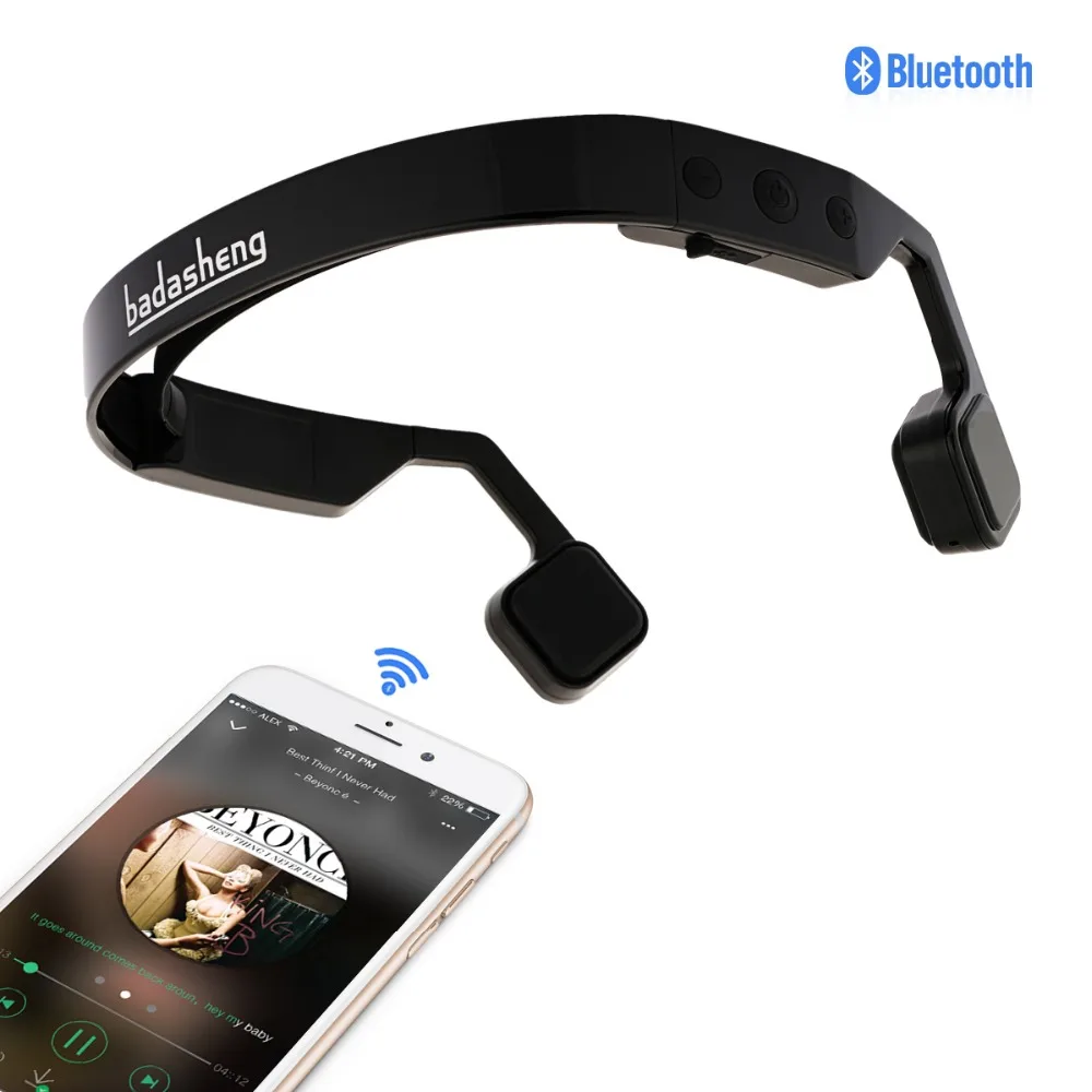 Bluetooth наушники с шейным ободом портативные для слуховых аппаратов
