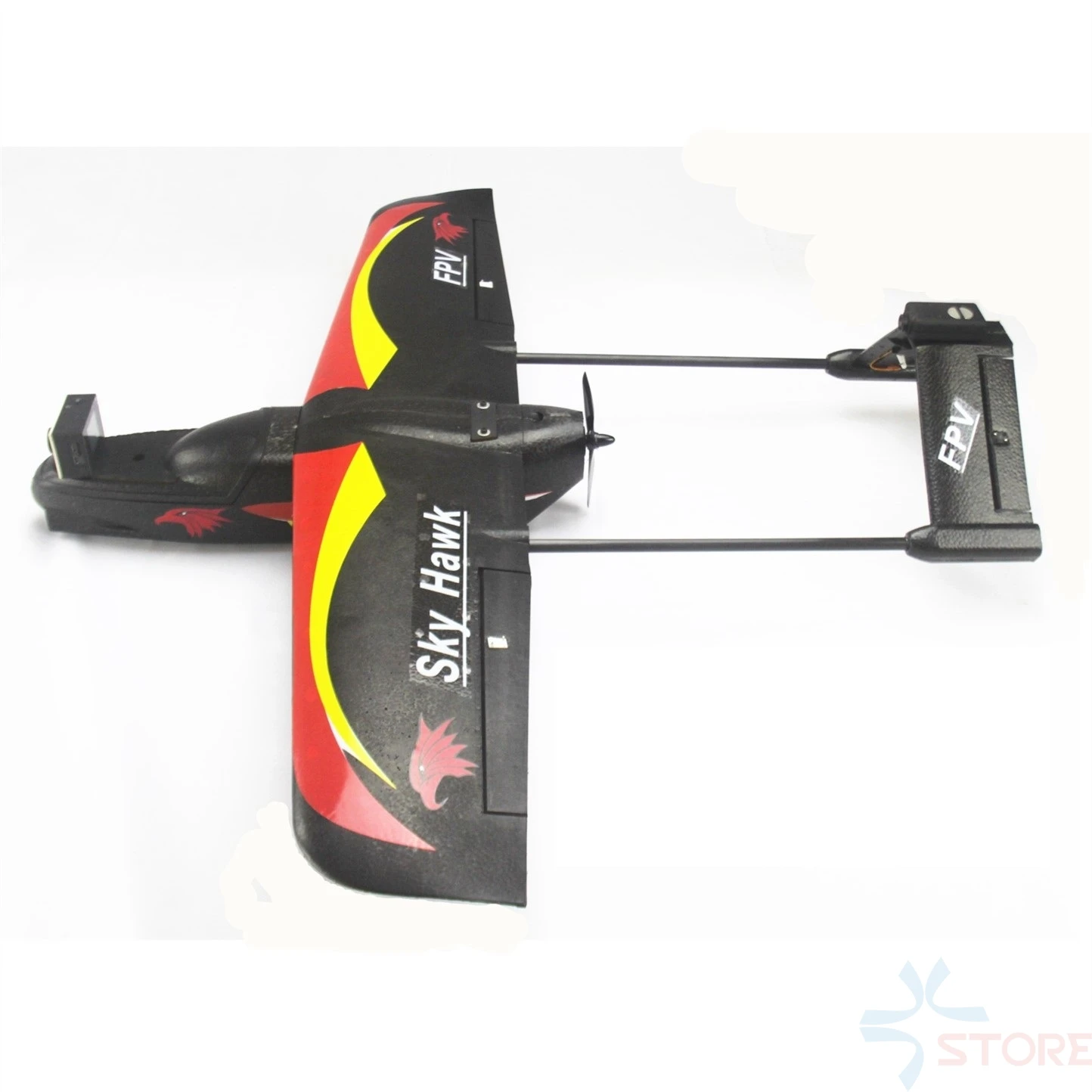 Sky Hawk V1 940 мм Wingspan EPP RC Flywing Planes Kit/PNP Black Электрический Глайдер|electric rc glider|rc glidersky hawk |