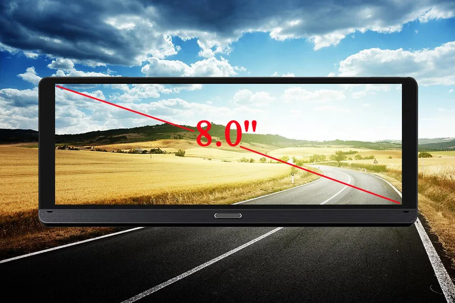 WHEXUNE Автомобильный видеорегистратор 8 дюймов 4G Android 5,1 Full HD 1080P двойной объектив gps навигатор с ADAS wifi видеорегистратор авто видео рекордер