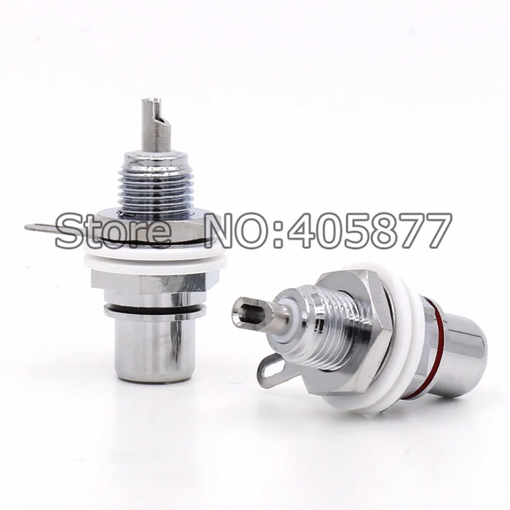 2 шт. родиевое гнездо RCA панель крепление штекер аудио Клемма шасси|female plug|female plug