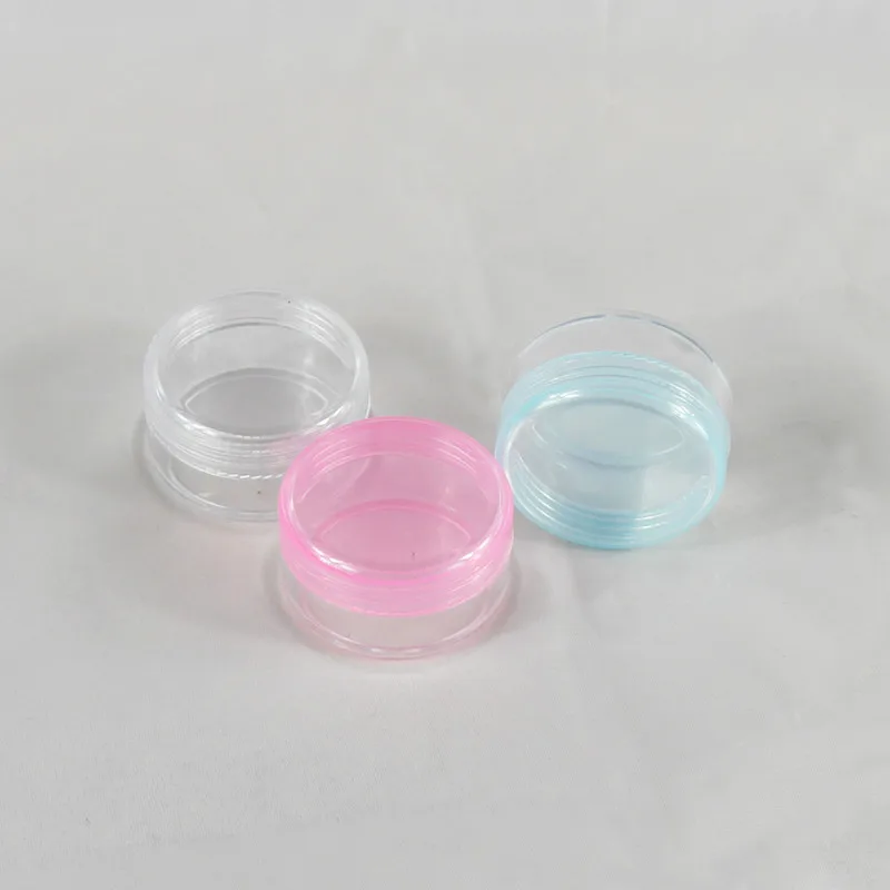 100pcs 10g 10ml Clear Cosmetic Empty Container Jar Pot Eyeshadow Makeup Cream Lip Balm Refillable Bottles Plastic Mini bottle | Красота и