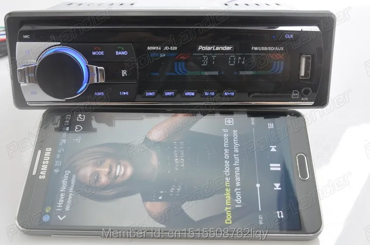 Автомобильный Радио стерео плеер Bluetooth AUX-IN MP3 FM/USB/1 Din/дистанционное управление автомобильный аудио авто MP3 плеер в тире в один din Размер