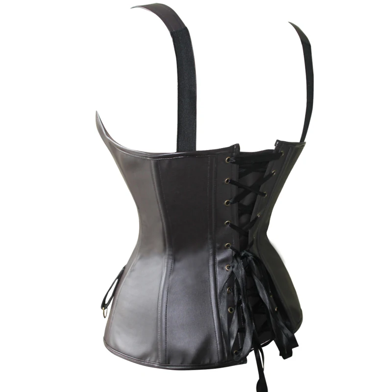 

Top Quality New Punk Corset Big Size Back Lace-Up Design Steampunk Sexy Shapewear Control Waist Lingerie Corsets Bustiers W46223