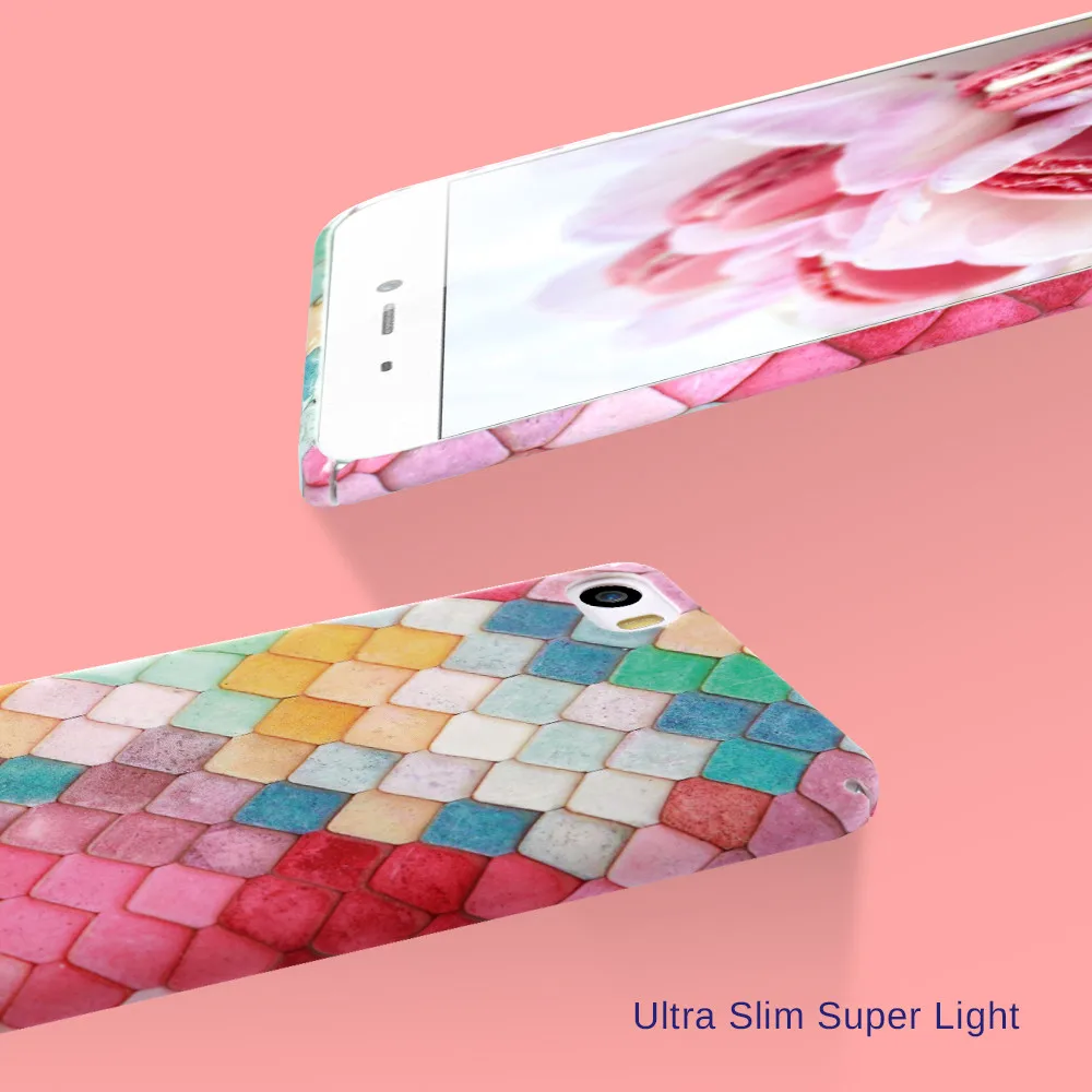 KISSCASE For Xiaomi Mi 5 6 Case Fashion Colorful 3D Scales Hard PC Plastic Phone Cases Huawei P10 P9 Plus Cover |