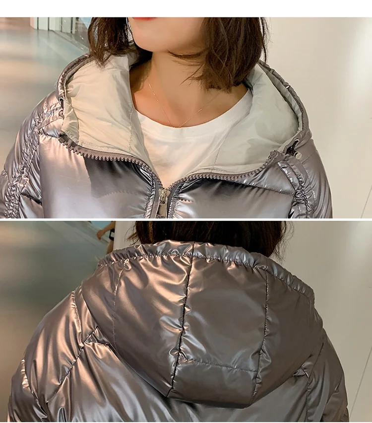 Зимняя куртка женские парки осень 2019 корейские хлопковые стеганые куртки пальто