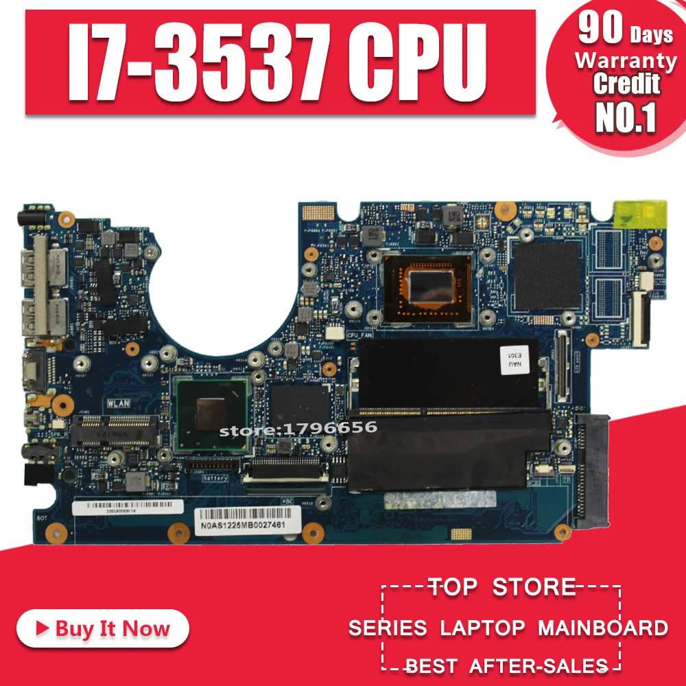 UX32A материнская плата для ноутбука ASUS UX32V UX32VD UX32A Материнская плата ноутбука UX32A материнская плата I7-3537U 2 Гб 90R-NYOMB1900Y