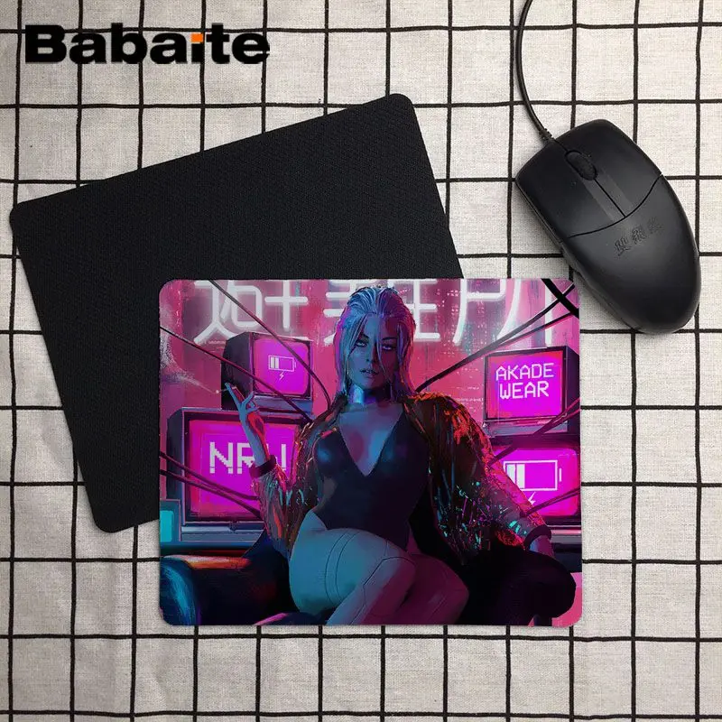 Babaite Punk style girl with a gun Customized MousePads Computer Laptop Anime Mouse Mat Size for 25x29cm Speed Pad | Компьютеры и офис