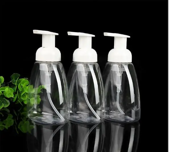 

10pcs/lot Foaming bottle mousse points bottling foam fine 300ml bottle refillable bottles foaming pump soap dispenser plastic