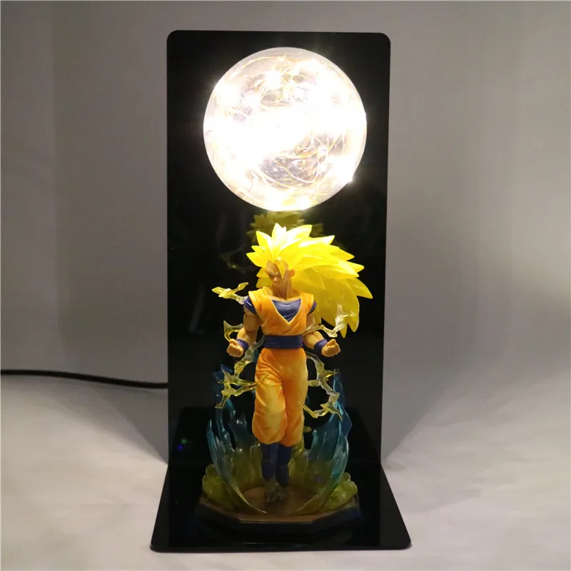 Dragon Ball Z Супер Saiyan Сын Гохан Аниме DragonBall фигурки Ночной светильник Настольная лампа экшн статуэтки коллекционные модели игрушки
