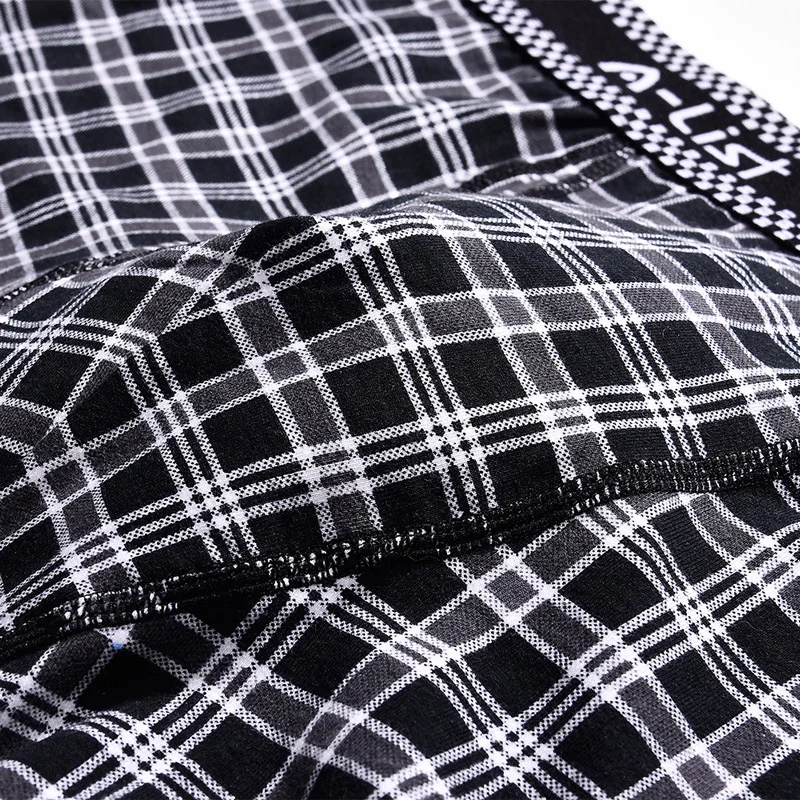 4 шт. мужские трусы боксеры в клетку|Мужские боксеры| |