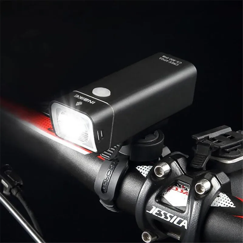 INBIKE 2020 Новый Usb Перезаряжаемый велосипедный фонарь передний руль Велоспорт