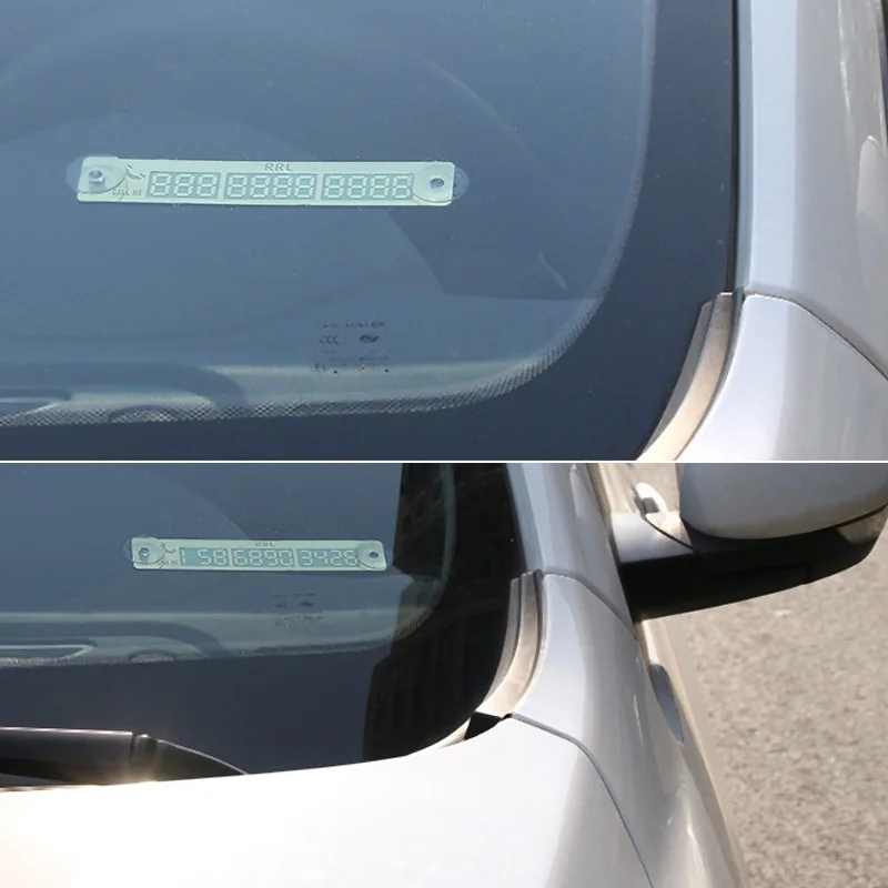 1 шт. Универсальная автомобильная светящаяся Временная парковочная карта