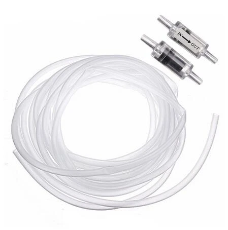 1 шт. хит продаж Прозрачная мягкая пластиковая воздушная труба 5 м + 2 обратных