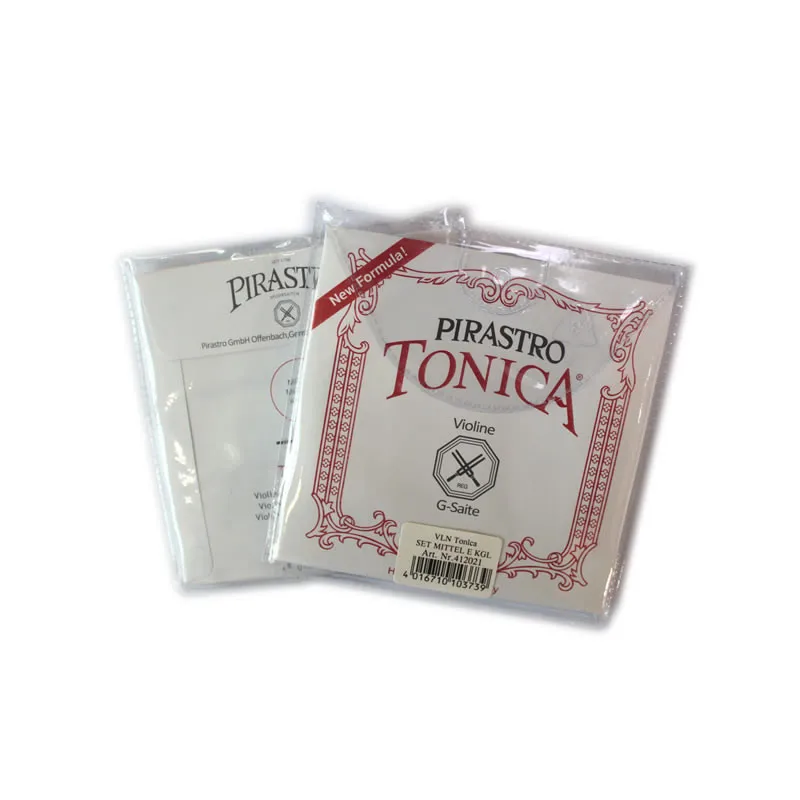 4 шт./компл. Пирастро Tonica скрипки струны, E, красные/зеленые/голубые/желтые/D нейлон o строки 4/4 3/4 2/4 1/4 Высокое качество аксессуары
