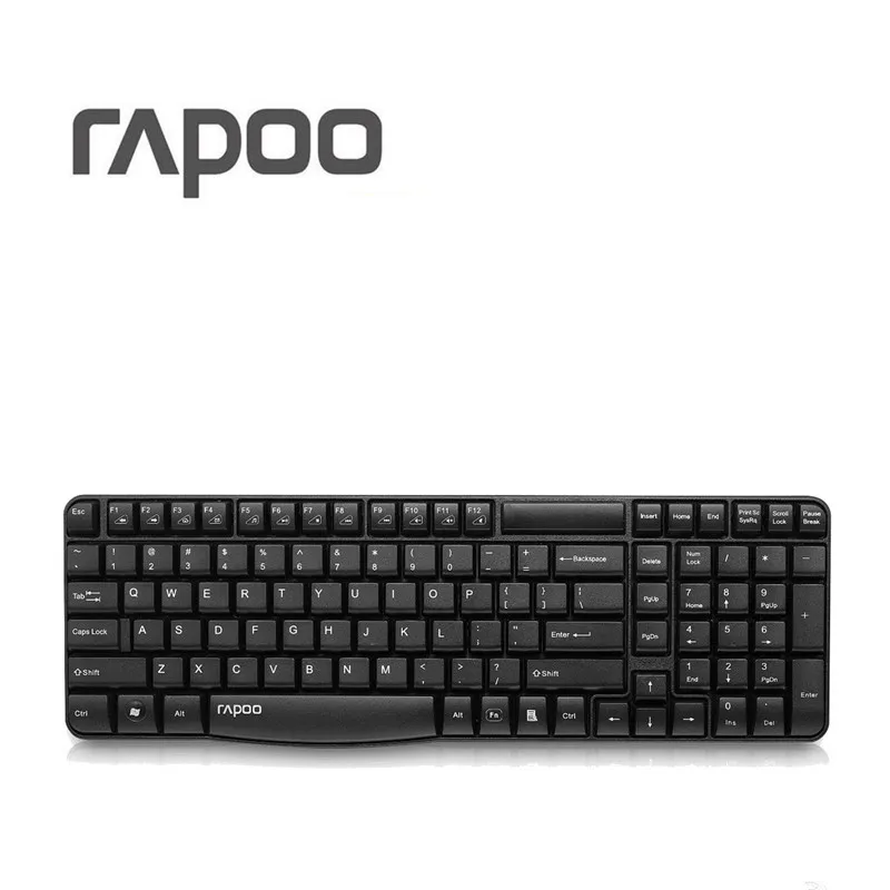 Оригинальный Rapoo E1050/X1800S 2 4G Беспроводная клавиатура USB для ПК ноутбука настольный