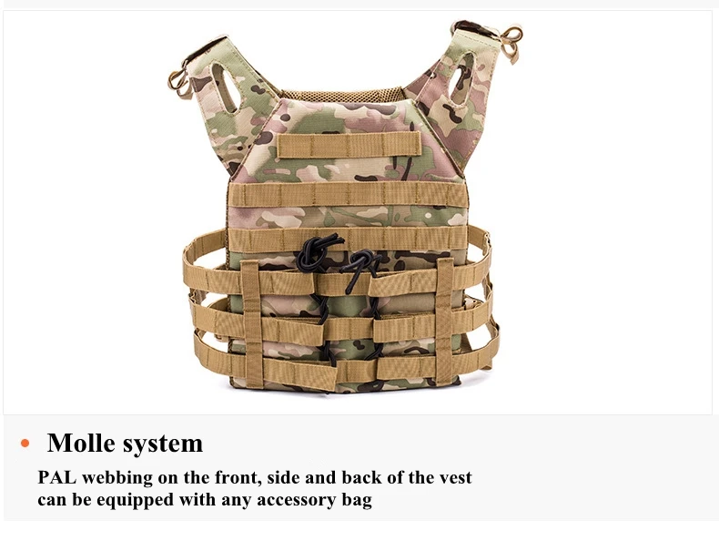 Molle Военная Стрельба Жилет защитная пластина Перевозчик тактический жилет для наружного охоты страйкбол Пейнтбол жилет жилеты