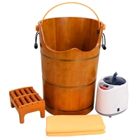 wood sauna steam solid wood bubble foot barrel foot tub steamed feet steam generator personal care appliances home spa
