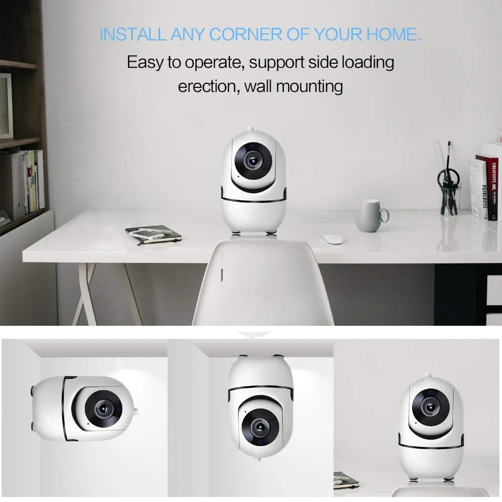 

1080P Wireless IP Camera Cloud Intelligent Human Auto Tracking Home Security Surveillance CCTV Network Mini Wifi Camera