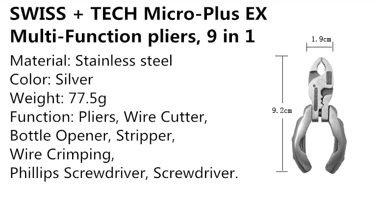 1 шт. многофункциональные плоскогубцы и отвертка для кемпинга | Спорт развлечения