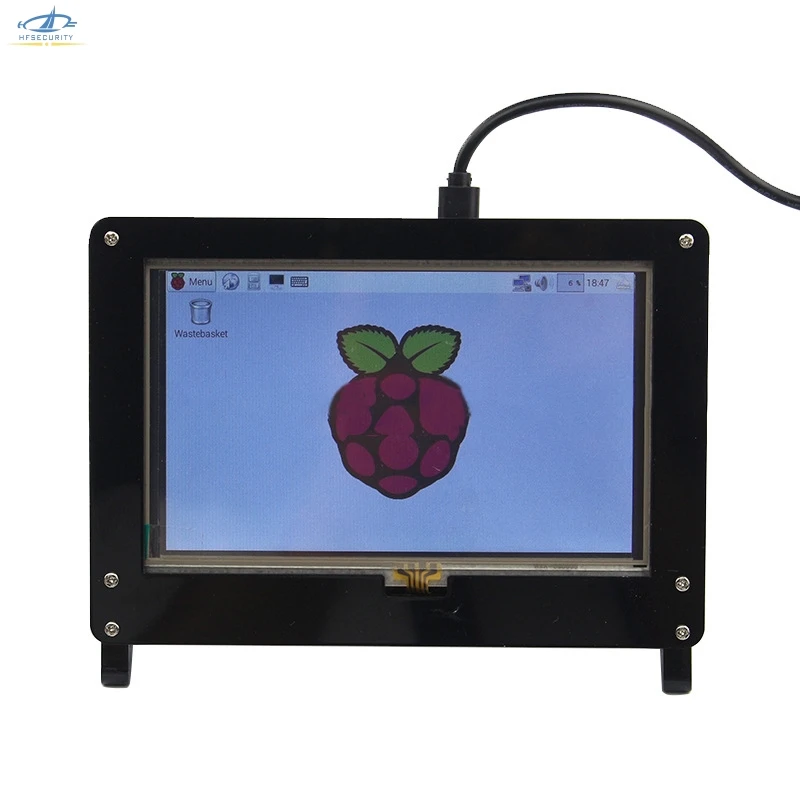 [HFSECURITY] защитный корпус для 5-дюймового емкостного сенсорного экрана Raspberry Pi USB