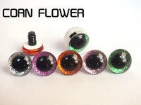 mixed colors 50pcslot new design 16mm20mm24mm clear trapezoid plastic safety toy eyes glitter nonwovens washer