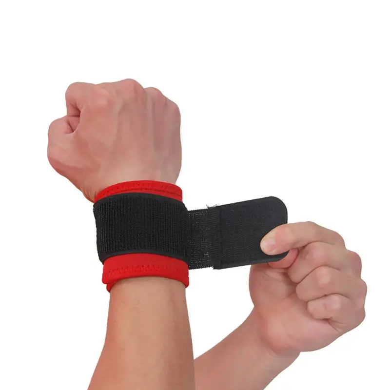 

Adjustable Soft Wristbands Wrist Support Bracers for Gym Sport Basketball Carpal Protector Breathable Wrap Band Strap Safety