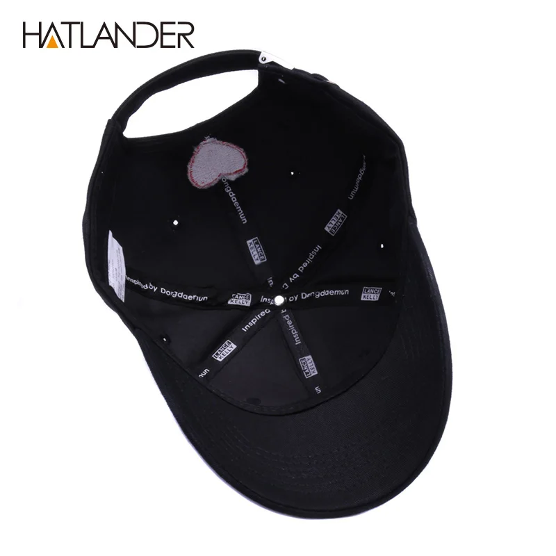 HATLANDER Высокое качество оригинала любовное письмо бейсболки 6 панелей Кепка