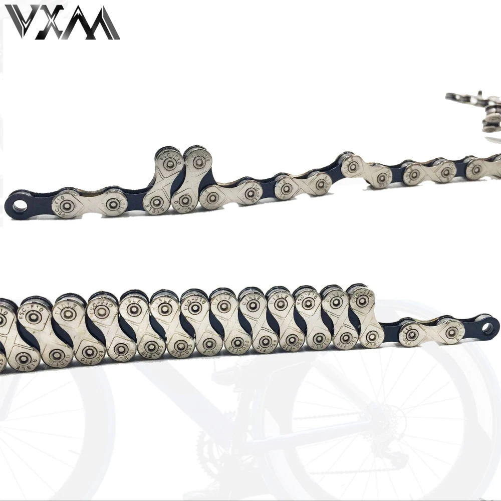 Велосипедная цепь VXM X10 X10SL из нержавеющей стали для горных велосипедов Shimano Campagnolo