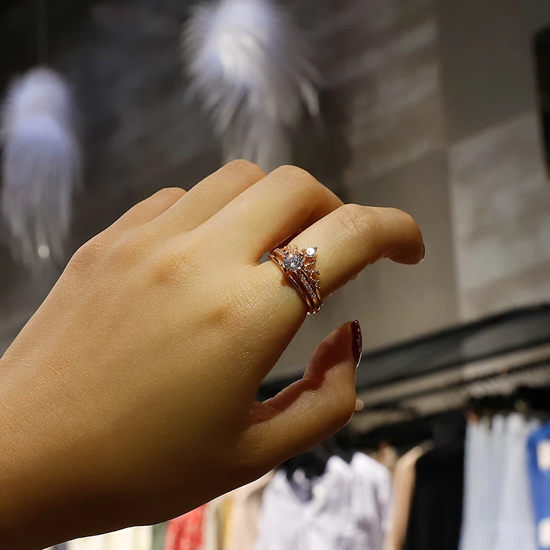 Новое модное многослойное классическое свадебное кольцо ювелирные изделия из