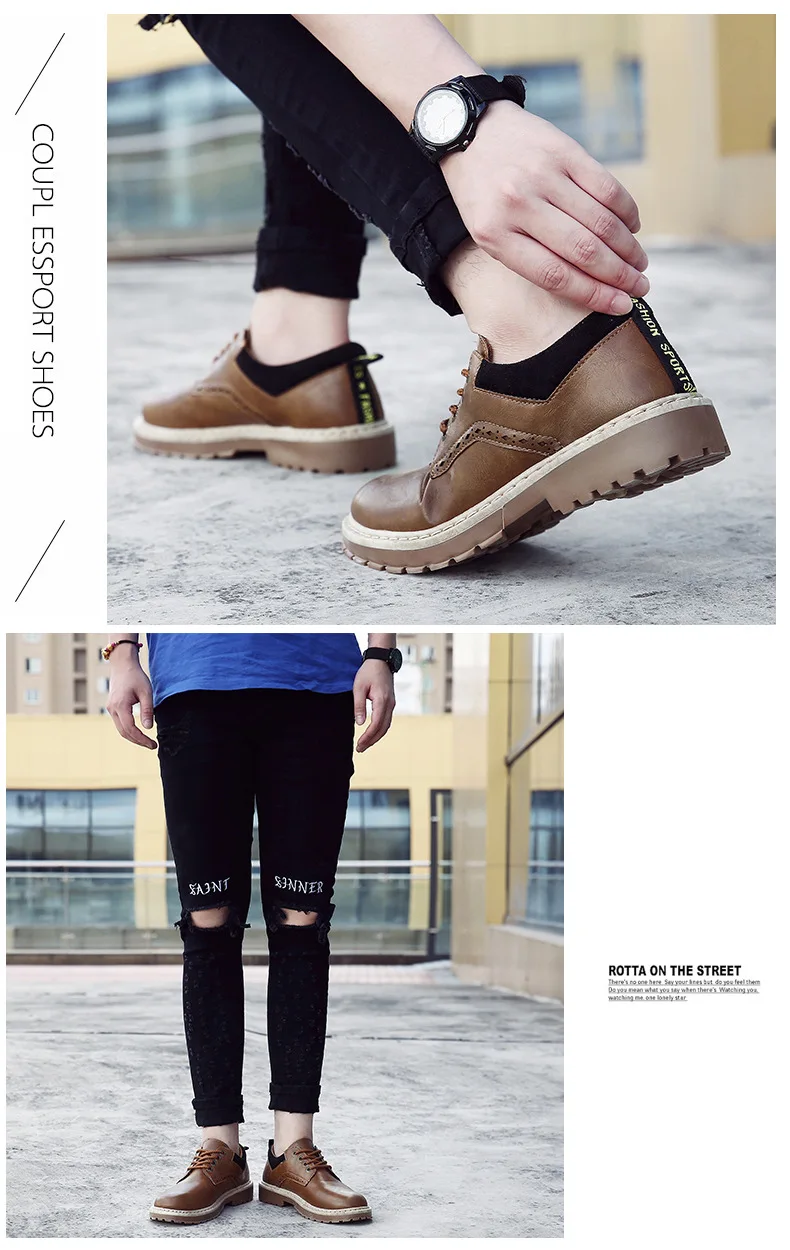 Мужские ботинки размера плюс 39-45, Новые повседневные кожаные ботинки Martens мужские военные ботинки Рабочая защитная обувь
