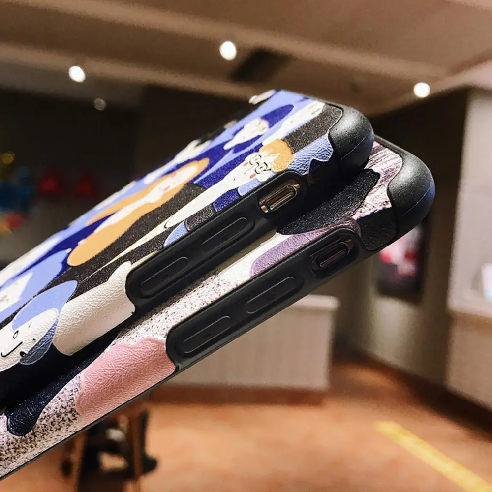 KISSCASE Мода Instagram мультфильм толпа Телефон чехол для iPhone 6 6s 7 8 плюс Шелковый