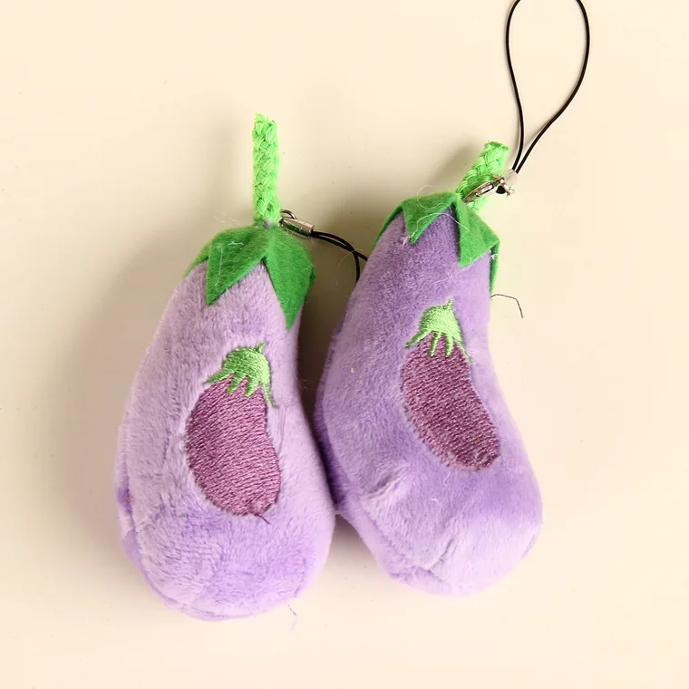 8 см Мини Симпатичные фрукты мягкие Подвески свадебный Декор подарок ключ Шарм