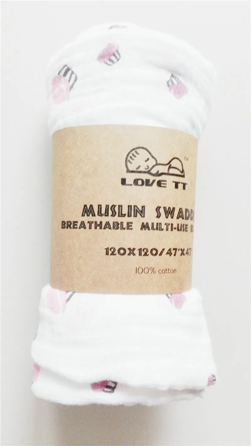 Детские муслиновые одеяла детский Пеленальный конверт для Новорожденных