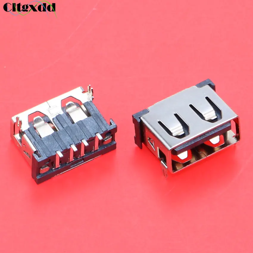 Cltgxdd 10 шт USB 2 0 Jack 4 pin гнездовой разъем для Lenovo/Asus/Dell/HP. .. Короткий корпус ноутбука