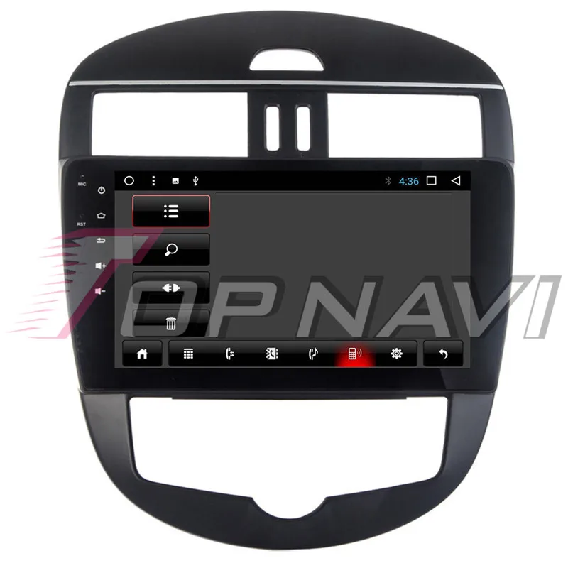 Автомобильный gps навигатор для Nissan Tiida H 2011 2012 2013 2014 2015 Android 8 1 10 ''Topnavi No DVD большой