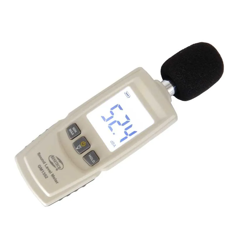 Цифровой измеритель уровня звука GM1352 30 130dB шума в децибелах ЖК экран noisemeter|digital sound