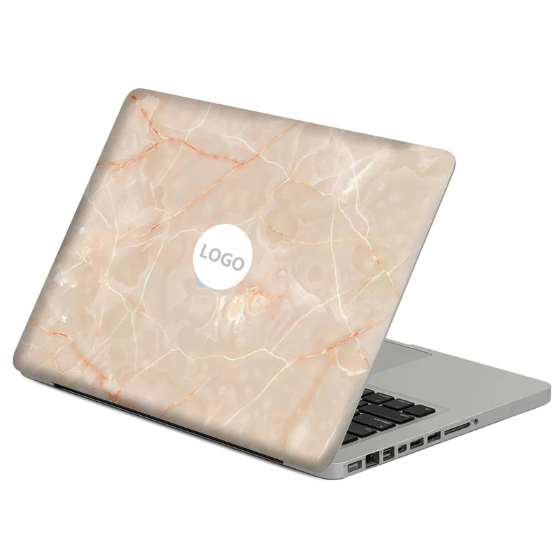3D деревянные кольца мрамор Виниловая Наклейка для MacBook Air Pro 11 13 15 дюймов для Mac чехол для ноутбука полное покрытие верхняя кожа Наклейка