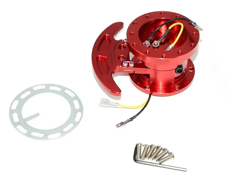 Красный Работает колокол наклон гоночный руль Quick Release Hub Kit адаптер тела съемный выщелкивать Boss Kit - Цвет: Красный