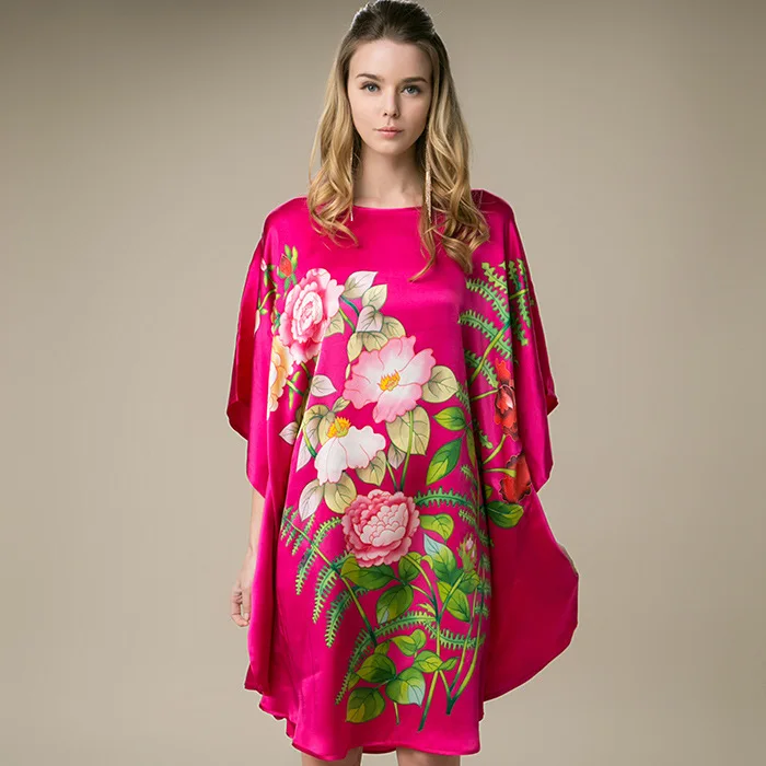 Шелковое атласное платье женские платья из 100% натурального шелка тутового