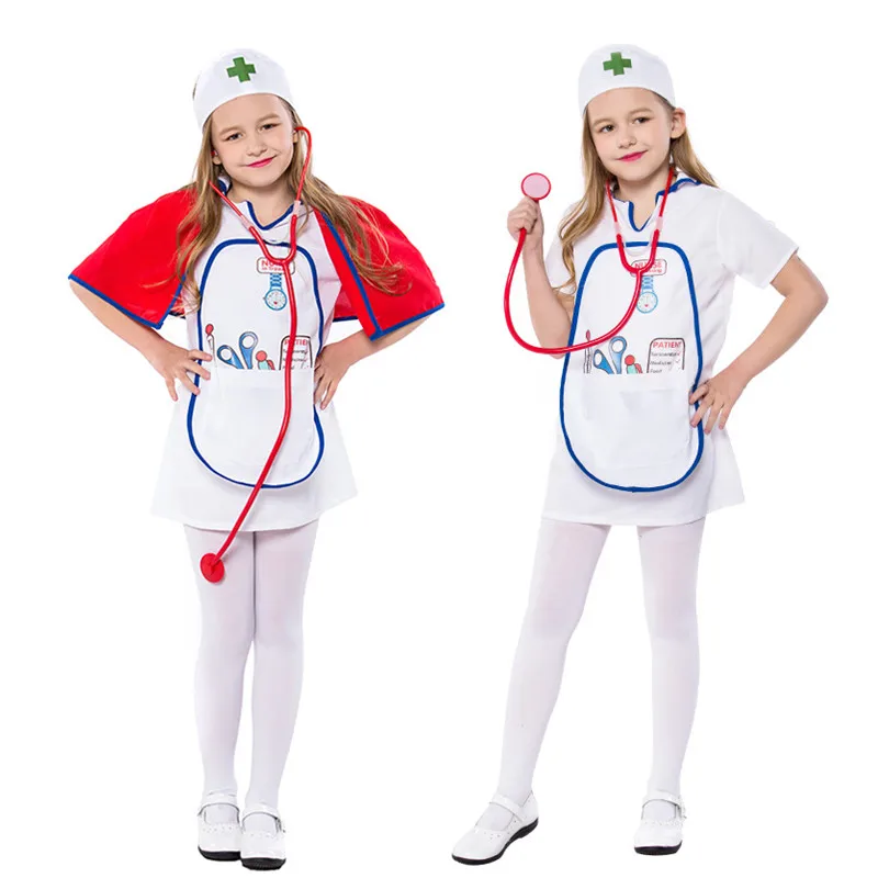 Костюмы медсестры на Хэллоуин для девочек детский сад доктора ролевые игры