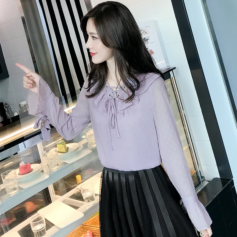 Женская одежда 2019 Новые поступления Весна Лето Офисная Леди вспышка с длинными