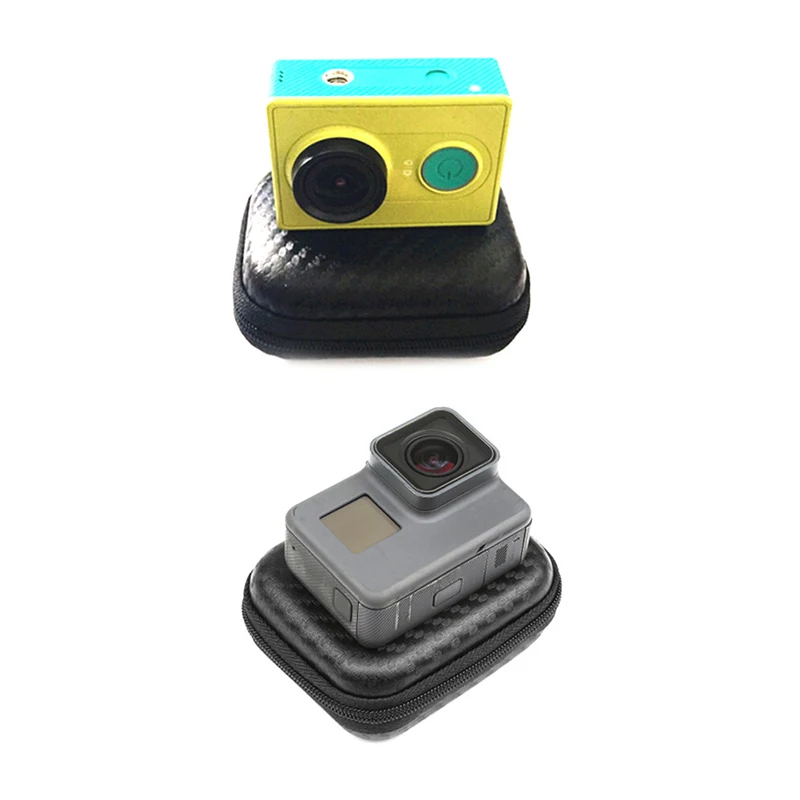 Портативный мини бокс EVA сумка чехол для Xiaomi Yi 4K Lite GoPro Hero 4 + Eken H9 H9r экшн камеры Go Pro