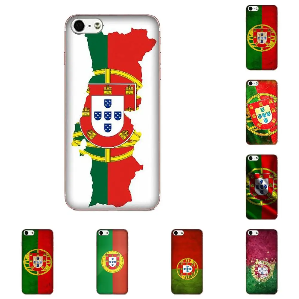 Мягкий Силиконовый ТПУ прозрачный Капа Coque для Apple iPhone 4 4S 5 5C 5S SE 6 6 S 7 8 плюс X XS Max XR флаг Португалии