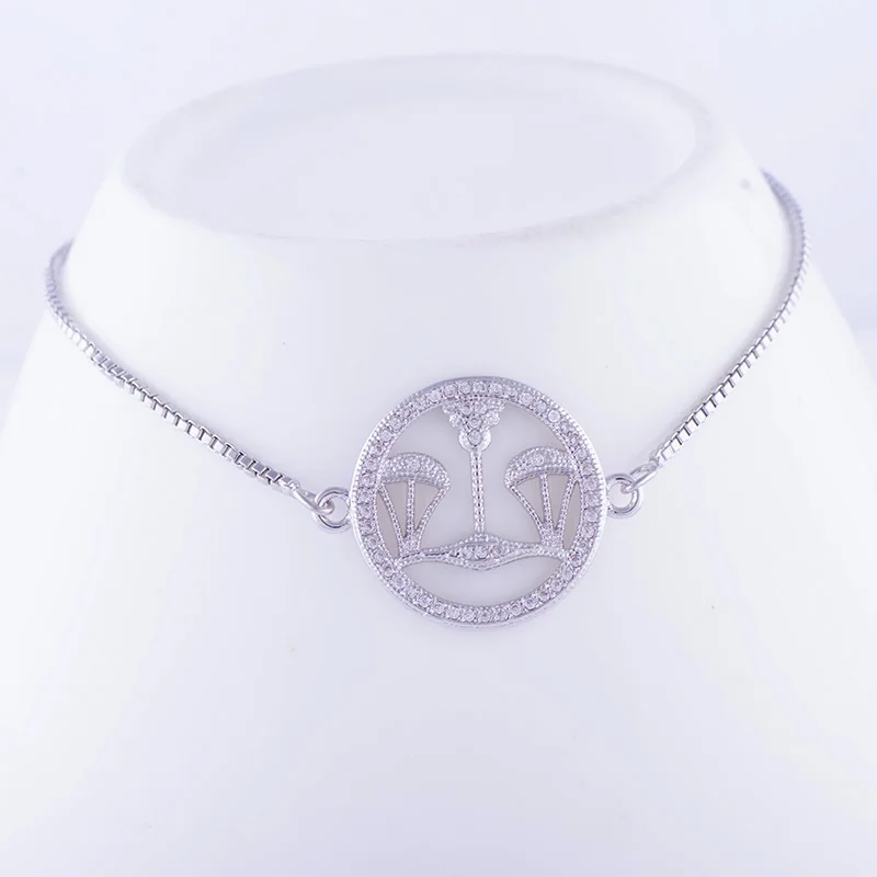 Модные ювелирные изделия винтажные циркониевые подвески-весы браслеты женские