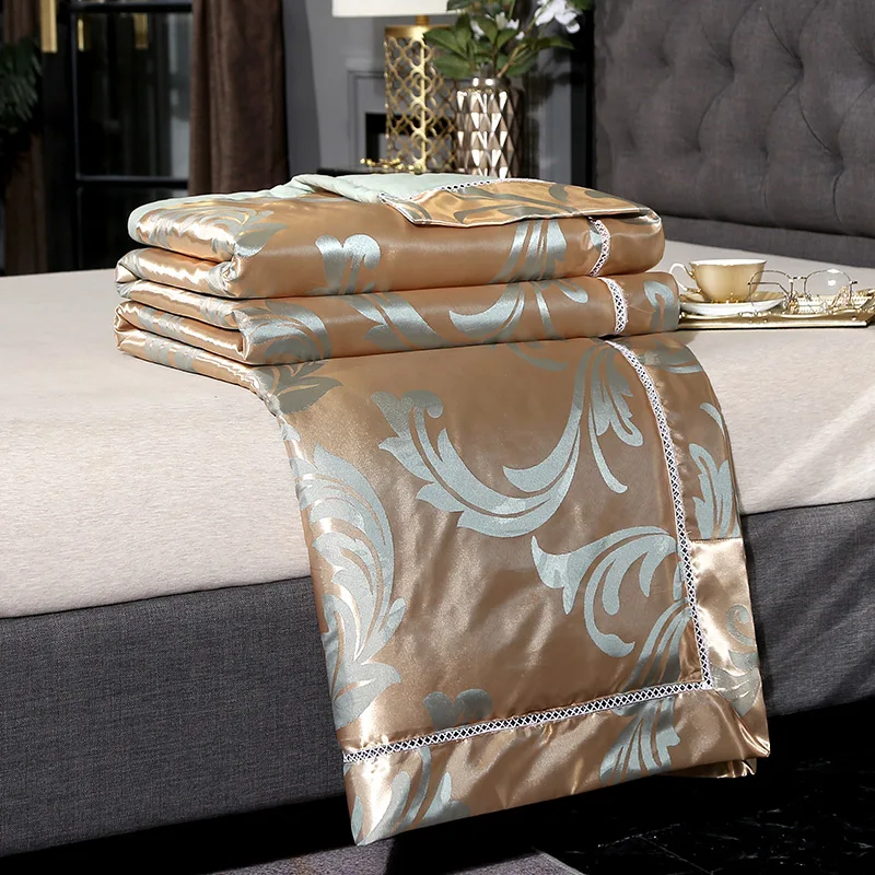 Высококачественное новое шелковое одеяло летнее тонкое кондиционер подходит